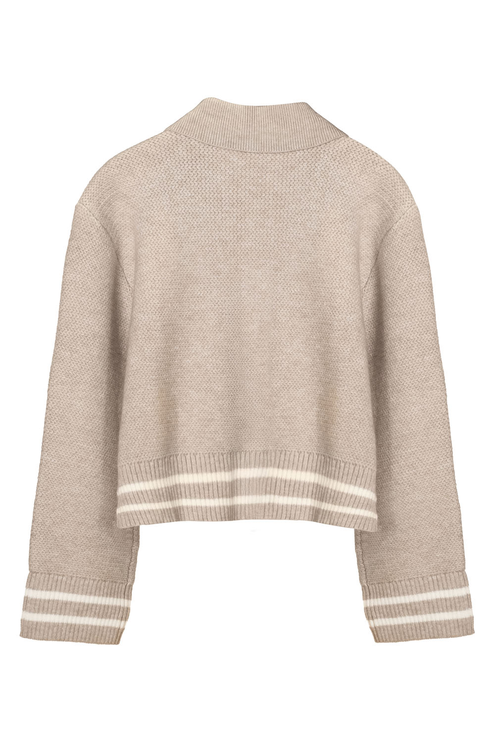 Crème Ligne Cardigan