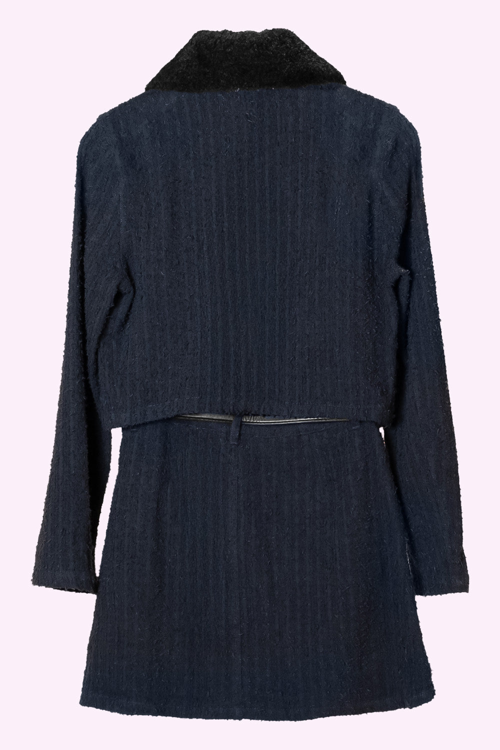 Nocturne Élégance Coat Dress